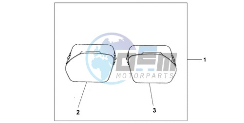 PANNIER INNER BAG SET