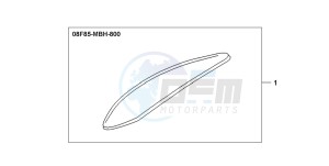 VT750C2 drawing FR.MUDGUARD ORNAMENT