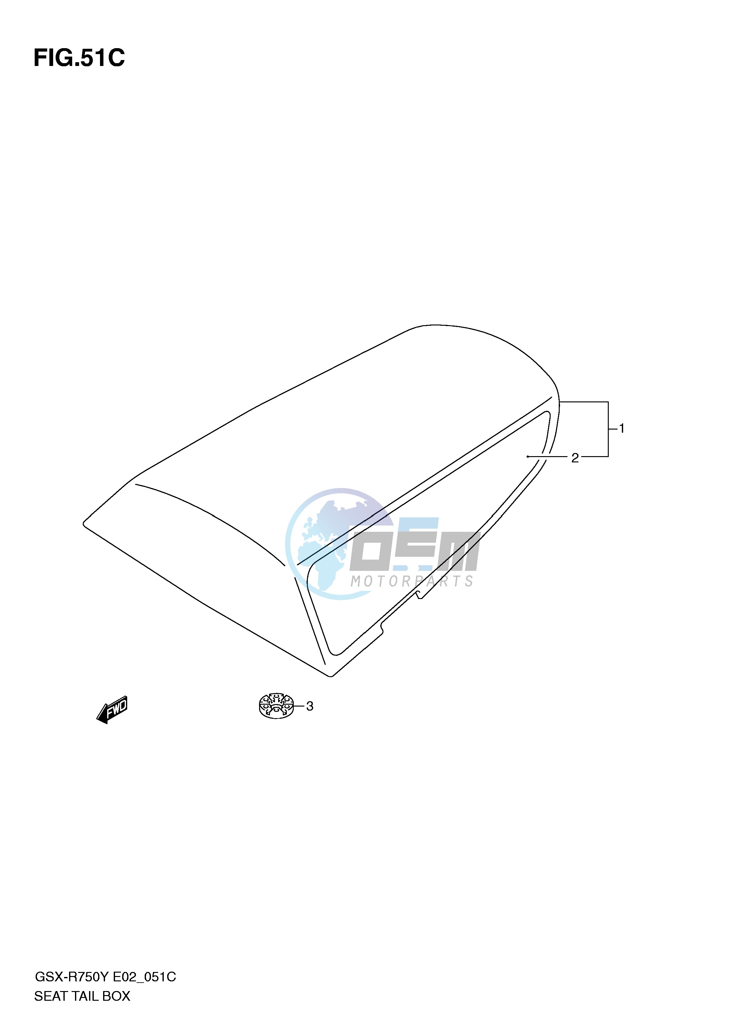 SEAT TAIL BOX (MODEL K3)