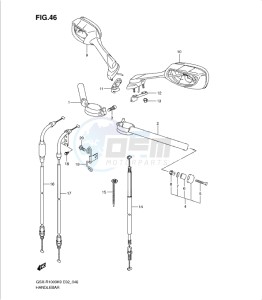 GSX-R1000 drawing HANDLEBAR