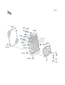 VN 900 C [VULCAN 900 CUSTOM] (7F-9FA) C8F drawing RADIATOR