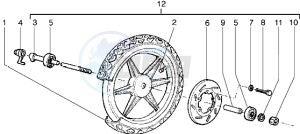 Liberty 50 2t drawing Front wheel