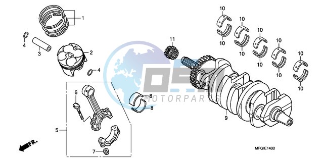 CRANKSHAFT/PISTON