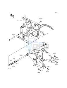 VULCAN 900 CLASSIC VN900BFF GB XX (EU ME A(FRICA) drawing Swingarm