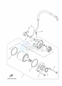 MT-07 MTN690-U (BHH5) drawing STARTING MOTOR