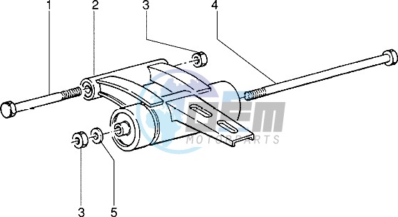 Swinging arm