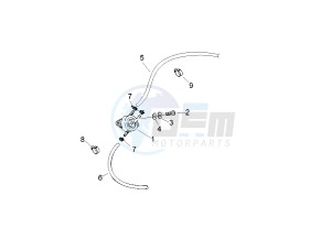 Runner VX 4T 125 drawing Fuel pump