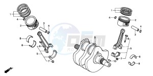 VT750DC SHADOW SPIRIT drawing CRANKSHAFT/PISTON