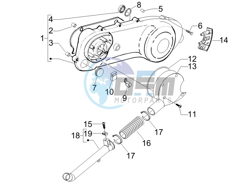 Crankcase cover - Crankcase cooling