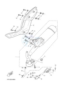 NS50 AEROX R (1PH7 1PH7 1PH7 1PH7) drawing EXHAUST