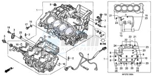 CB600FA9 Europe Direct - (ED / ABS) drawing CRANKCASE