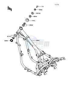 EN 450 A [454 LTD] (A6) [454 LTD] drawing FRAME