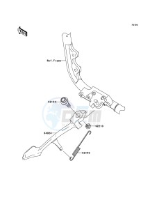 VN2000 CLASSIC VN2000H9F GB XX (EU ME A(FRICA) drawing Stand(s)