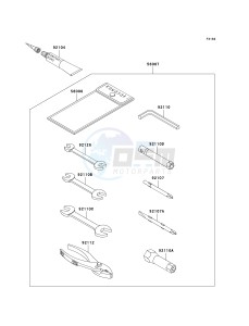 JS 800 A [800 SX-R] (A1-A3) [800 SX-R] drawing OWNERS TOOLS