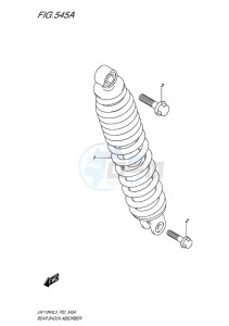 UK110NX ADDRESS EU drawing REAR SHOCK ABSORBER