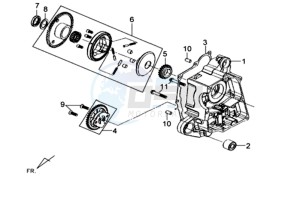 MIO 50 SPORT 25 KMH drawing CRANKCASE RIGHT / OILPUMP