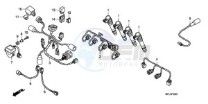 CBR1000RR9 KO / HRC MK drawing SUB HARNESS (CBR1000RR)