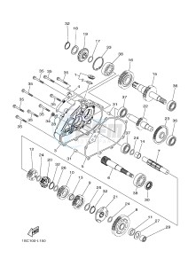 YFM300 RAPTOR 300 (1SC2 1SC3 1SC1 1SC1) drawing TRANSMISSION