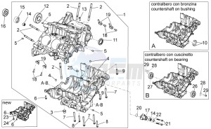 Tuono 1000 v4 R Std APRC drawing Crankcase I