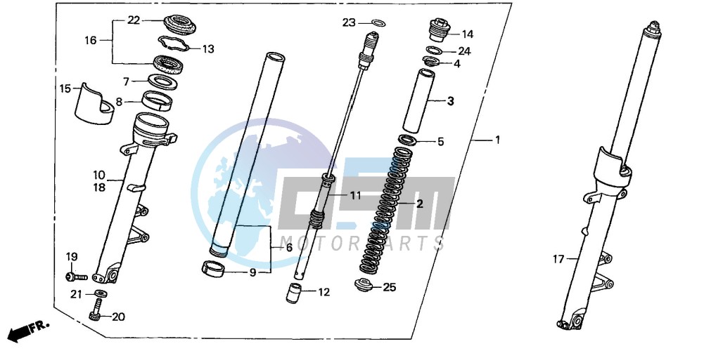 FRONT FORK (CB900F4/5/6/7)