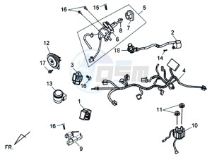 SYMPHONY SR50 drawing WIRING HARNASS