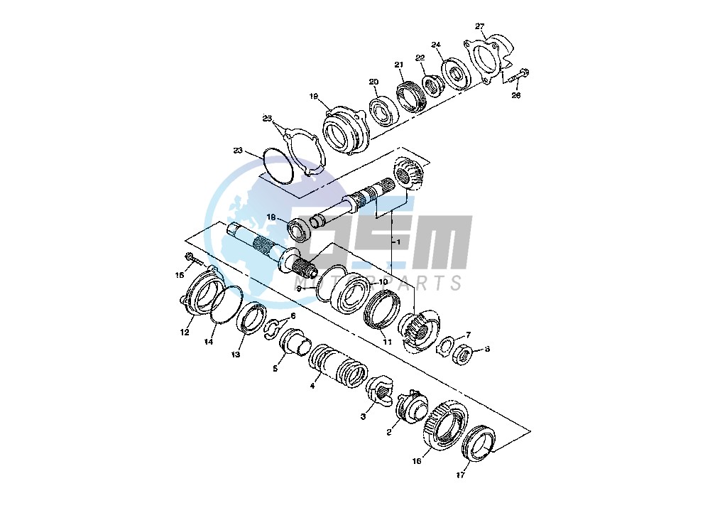 FRONT BEVEL GEAR