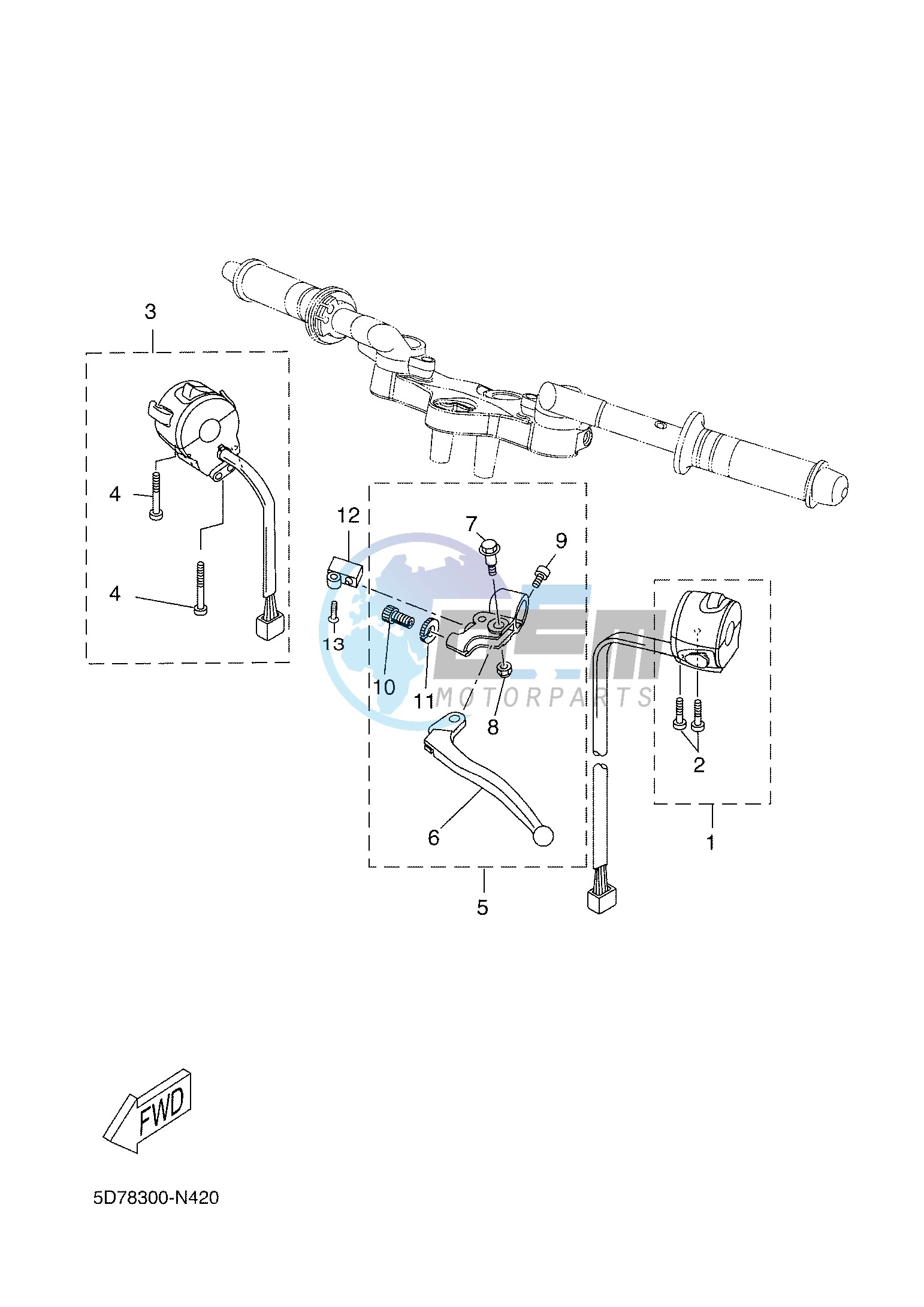 HANDLE SWITCH & LEVER