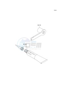 KX 250 M (M2) drawing OWNERS TOOLS