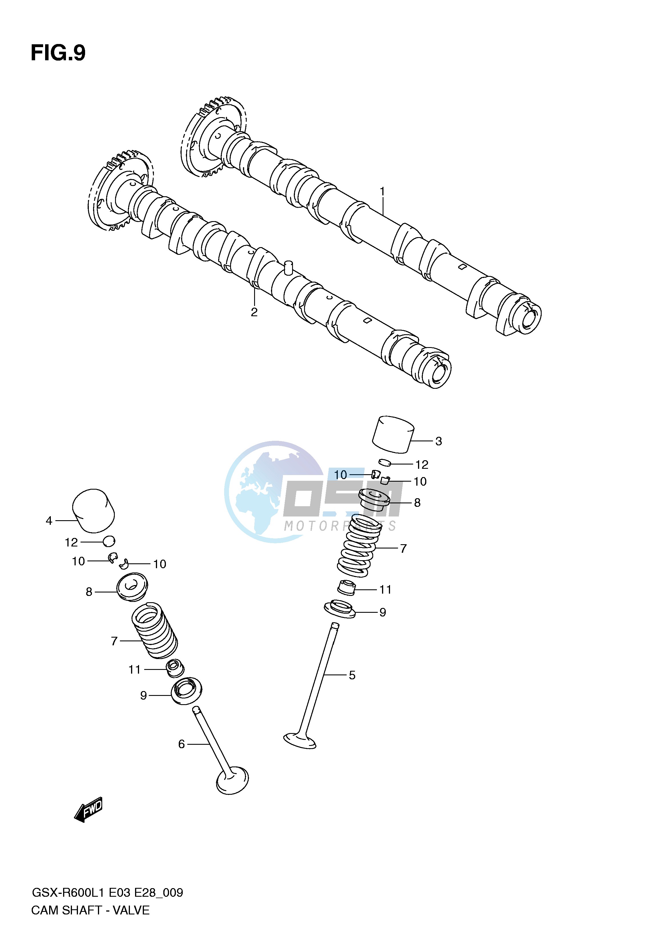 CAM SHAFT - VALVE