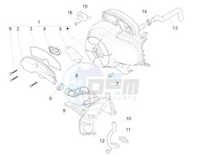 Primavera 50 4T-2V 25 kmh (EMEA) drawing Secondary air box