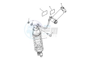 YZF R THUNDER CAT 600 drawing REAR SUSPENSION