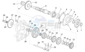 RS 250 drawing Driven shaft