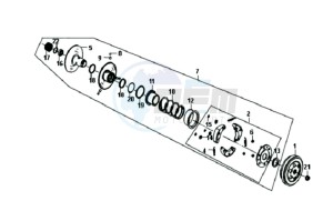 FIDDLE II 50 45KMH NEW ENGINE drawing CLUTCH