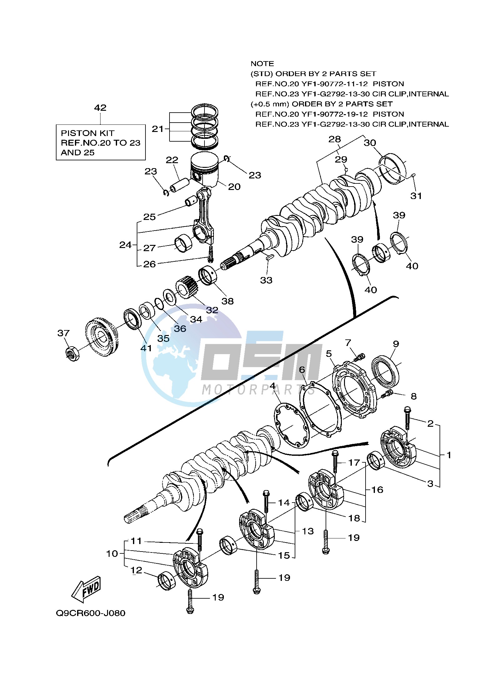 CRANKSHAFT & PISTON