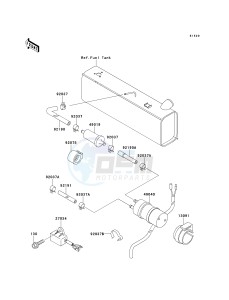 KAF 620 C [MULE 2500] (C6) [MULE 2500] drawing FUEL PUMP