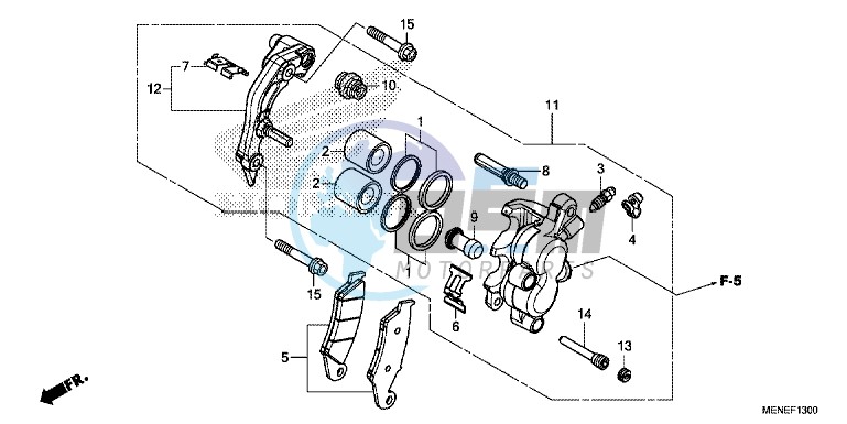 FRONT BRAKE CALIPER