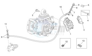 Griso S.E. 1200 8V drawing Rear brake caliper