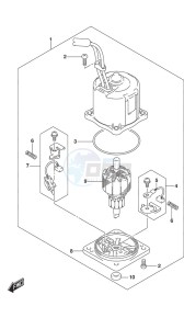 DF 250AP drawing PTT Motor