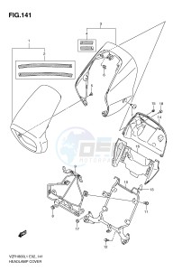 VZR1800 (E2) INTRUDER drawing HEADLAMP COVER (VZR1800ZL1 E19)