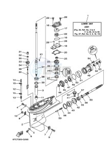 F30AMHDL drawing LOWER-CASING-x-DRIVE-1