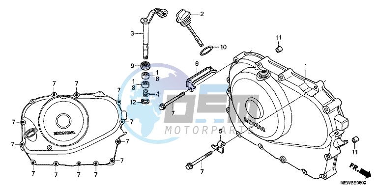 RIGHT CRANKCASE COVER