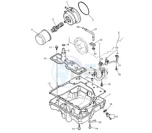 YZF SP 750 drawing OIL CLEANER