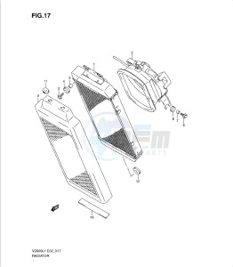 VZ800L1 drawing RADIATOR