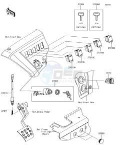 MULE PRO-DXT KAF1000BJF EU drawing Ignition Switch