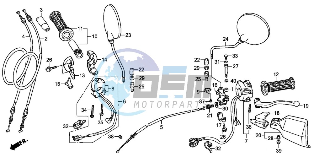 HANDLE LEVER/SWITCH/CABLE