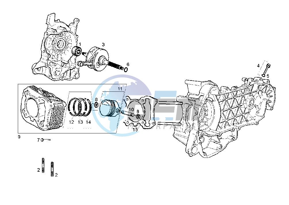 CRANKSHAFT-CYLINDER