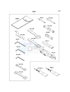 ER-6f ABS EX650B8F GB XX (EU ME A(FRICA) drawing Owner's Tools