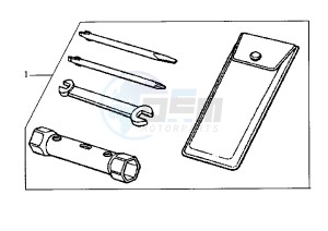 HUSKY - 125 cc drawing OWNER TOOLS