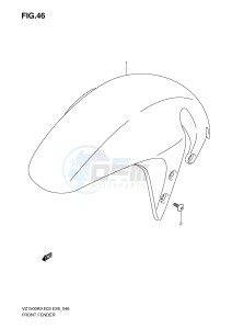 VZ1500 (E3-E28) drawing FRONT FENDER