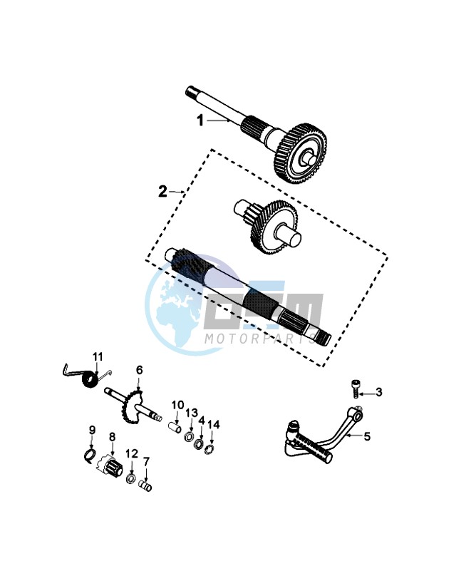 DRIVE SHAFTS / KICKSTARTER